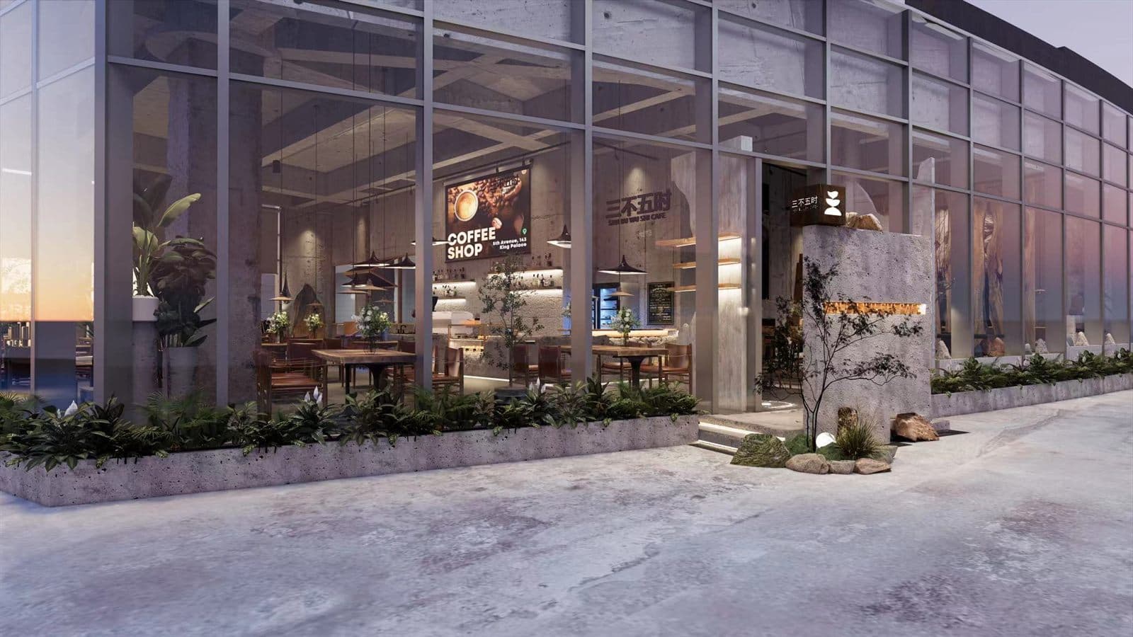 陶墨装饰设计|同安宝龙三不五时餐厅|餐饮空间设计资料空间图片一
